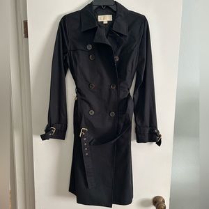 NWOT Michael Kors Black Trench Coat